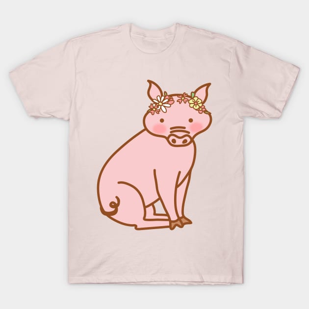 Baby Pig T-Shirt by Wlaurence